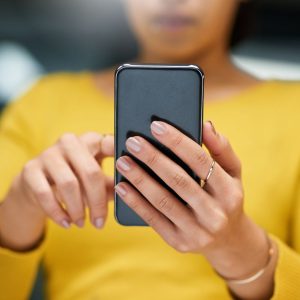 Woman on cell phone