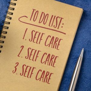 To do list with self care listed